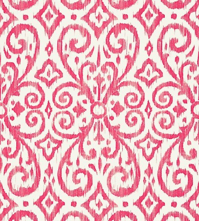 Thibaut Patara Ikat Fuchsia tapéta - Paisley Home