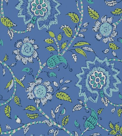 Thibaut Sevita Blue and Green tapéta - Paisley Home