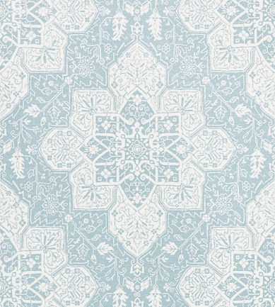 Thibaut Tarragon Aqua tapéta - Paisley Home