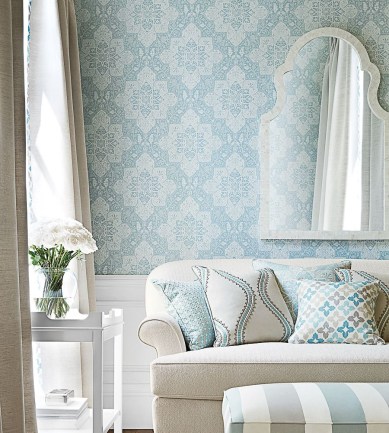 Thibaut Tarragon Grey tapéta - Paisley Home