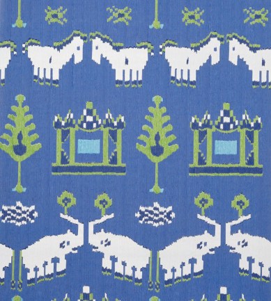 Thibaut Kingdom Parade Blue and Green tapéta