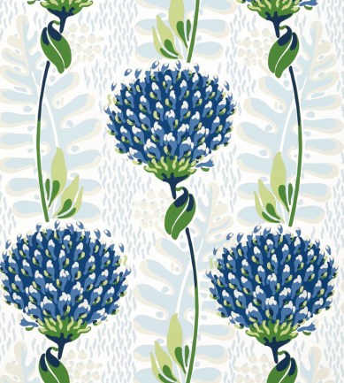Thibaut Tiverton Blue and Green tapéta