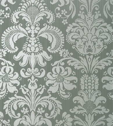 Thibaut Ashley Metallic Silver/Grey tapéta - Paisley Home