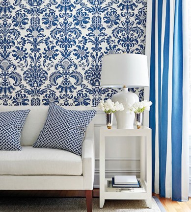 Thibaut Ashley Pearl tapéta - Paisley Home