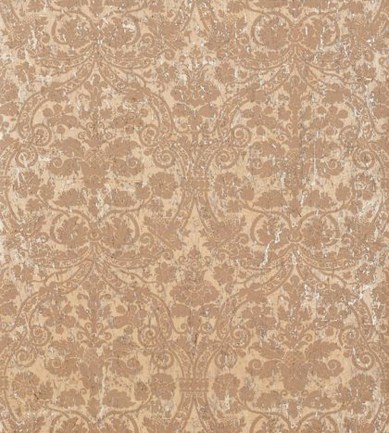 Thibaut Curtis Damask Beige tapéta - Paisley Home
