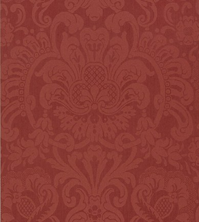 Thibaut Dorian Damask Red tapéta - Paisley Home