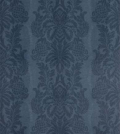 Thibaut French Quarter Damask Navy tapéta - Paisley Home