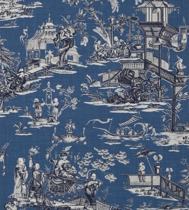 Thibaut Cheng Toile Navy tapéta