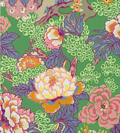 Thibaut Honshu Green tapéta