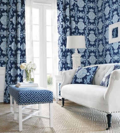 Thibaut Halie Green and Raspberry tapéta - Paisley Home