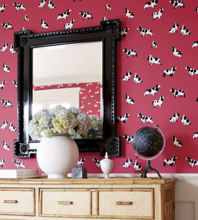 Thibaut Purebred Red tapéta - Paisley Home