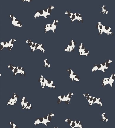 Thibaut Purebred Navy tapéta - Paisley Home