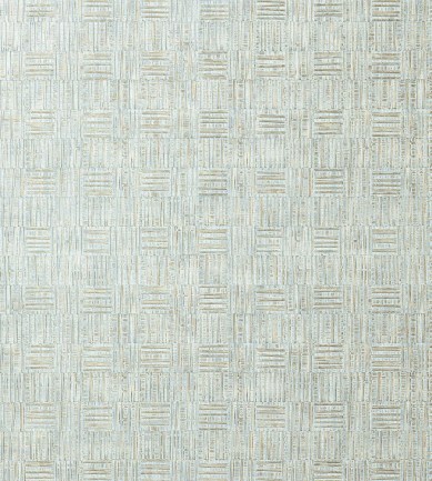 Thibaut Tunica Basket Aqua / Metallic Gold tapéta - Paisley Home