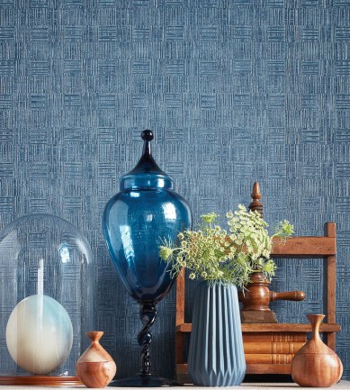 Thibaut Tunica Basket Black tapéta - Paisley Home