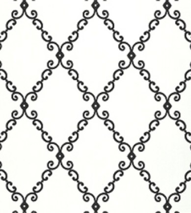 Thibaut London Trellis Black and White T4738  tapéta - Paisley Home