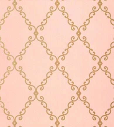 Thibaut London Trellis Metallic on Pink T4740  tapéta - Paisley Home