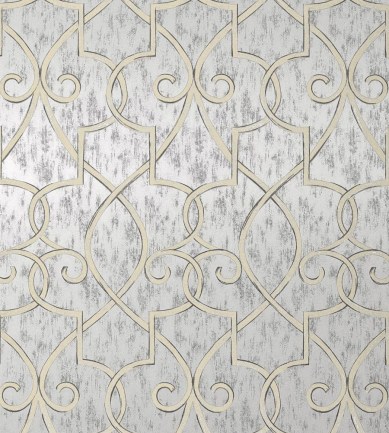 Thibaut Grayden Metallic Silver tapéta - Paisley Home