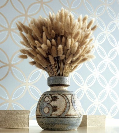 Thibaut Kirkos Metallic on Slate tapéta - Paisley Home