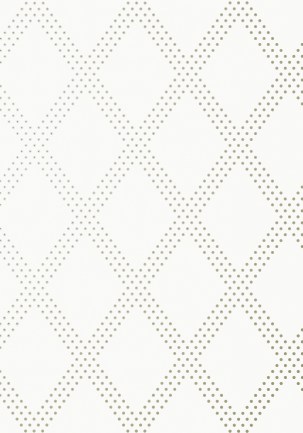 Thibaut Brad Pearl on White tapéta - Paisley Home