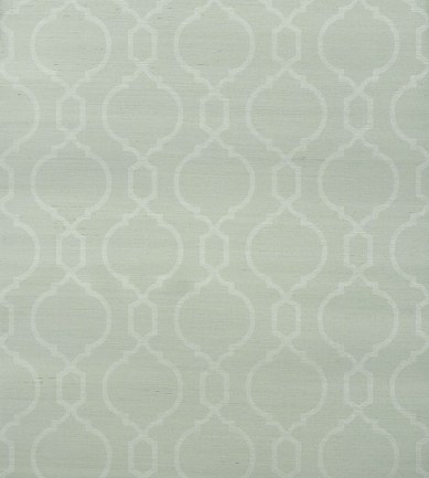 Thibaut Cortney White on Sea Mist tapéta - Paisley Home
