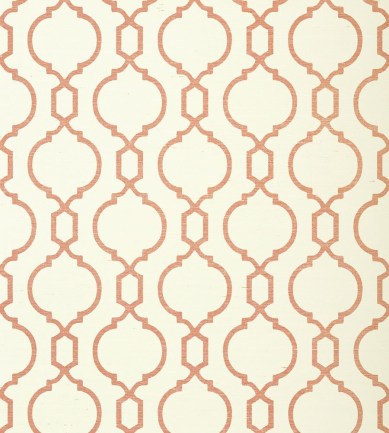 Thibaut Cortney Coral on Cream tapéta - Paisley Home