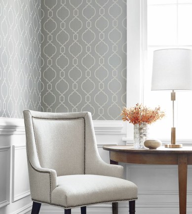 Thibaut Nisido Bead Charcoal tapéta - Paisley Home