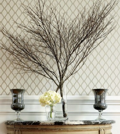 Thibaut Rothbury Trellis Blue tapéta - Paisley Home