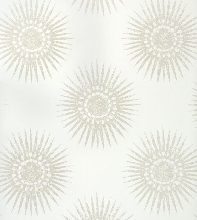 Thibaut Bahia Pearl on White tapéta - Paisley Home