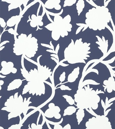 Thibaut Cabrera Navy tapéta - Paisley Home