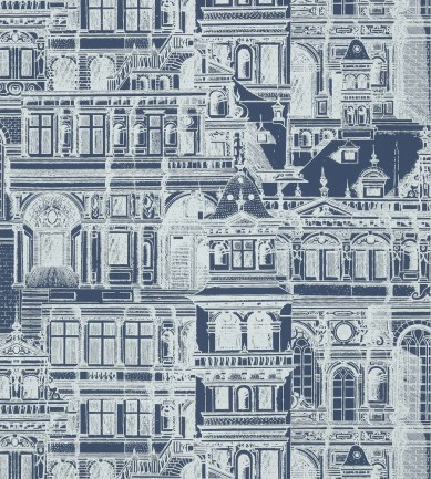 Thibaut Palazzo Navy tapéta - Paisley Home