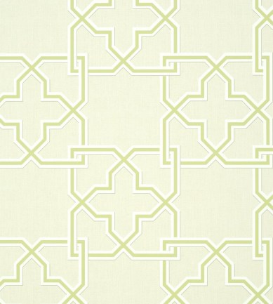 Thibaut Pierson Green on Beige tapéta - Paisley Home