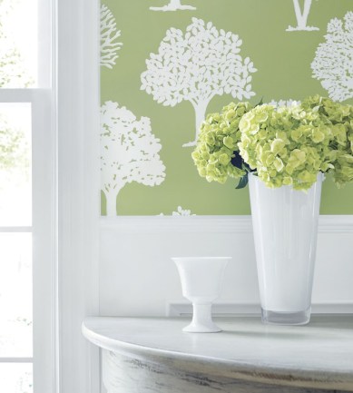 Thibaut Russell Square Green tapéta - Paisley Home
