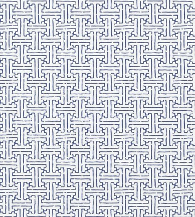 Thibaut Taza Navy tapéta - Paisley Home
