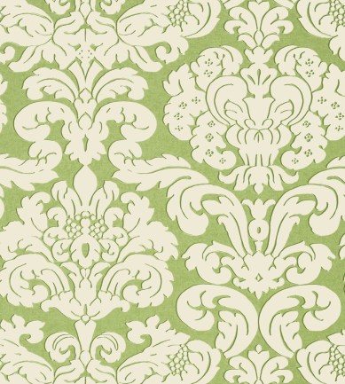Thibaut Trelawny Damask Green tapéta - Paisley Home