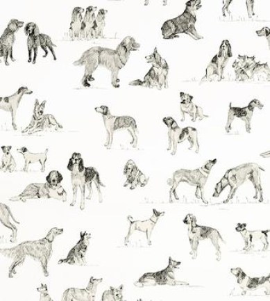 Thibaut Best Friend Black and White T1038  tapéta - Paisley Home