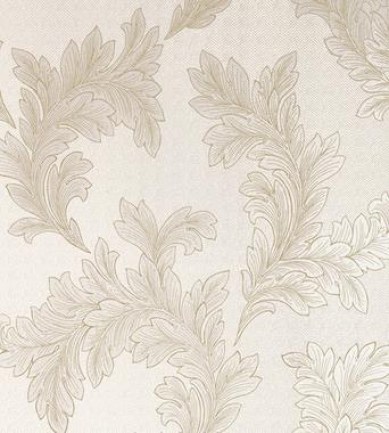 Thibaut Eland Acanthus Pearl on White T1055  tapéta - Paisley Home