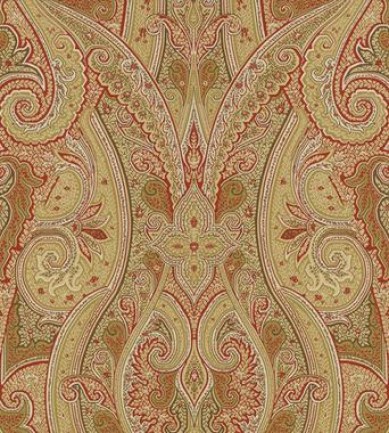 Thibaut Patani Camel and Red T1033  tapéta - Paisley Home