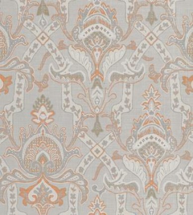 Thibaut Sakara Tangerine and Grey T1044  tapéta - Paisley Home