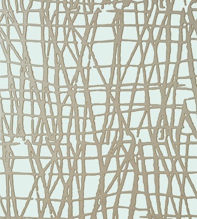 Thibaut Mori Metallic Pewter on Soft Blue tapéta