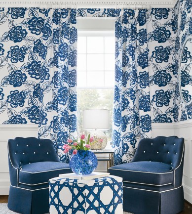 Thibaut Bonita Springs Sky Blue tapéta - Paisley Home