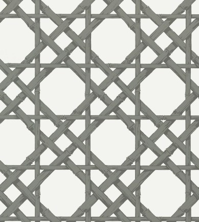 Thibaut Cyrus Cane Grey tapéta - Paisley Home