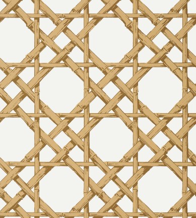 Thibaut Cyrus Cane Gold tapéta - Paisley Home