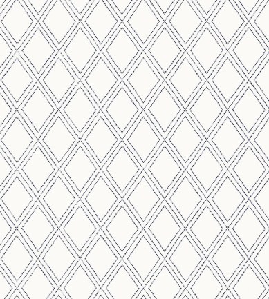 Thibaut Bonaire Navy on White tapéta - Paisley Home