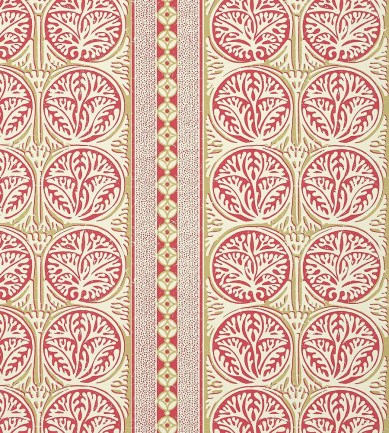 Thibaut Fair Isle Red tapéta - Paisley Home