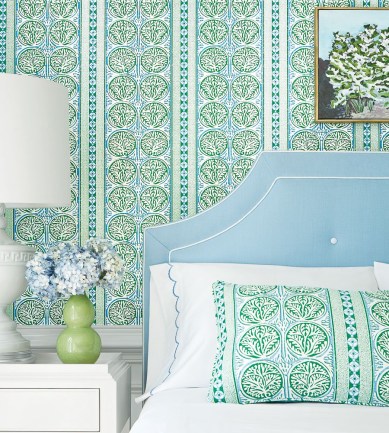 Thibaut Fair Isle Aqua tapéta - Paisley Home