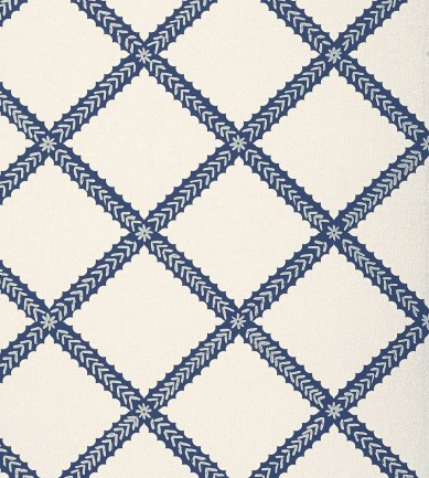 Thibaut Majuli Trellis Navy tapéta - Paisley Home
