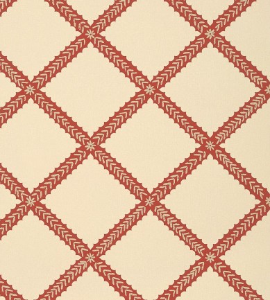 Thibaut Majuli Trellis Red tapéta - Paisley Home