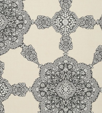 Thibaut Medallion Paisley Grey tapéta - Paisley Home