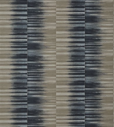 Thibaut Mekong Stripe Charcoal and Taupe tapéta