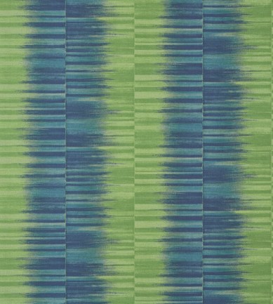 Thibaut Mekong Stripe Green and Blue tapéta